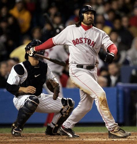 Johnny Damon Red Sox American League Yankee Stadium Red Sox