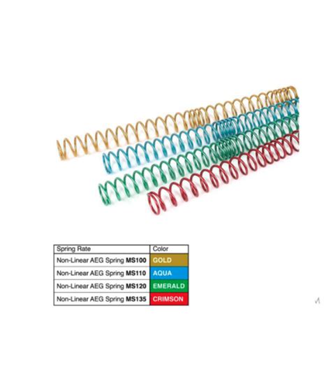 Prometheus Non Linear Upgrade Spring For Airsoft Aegs Model Ms