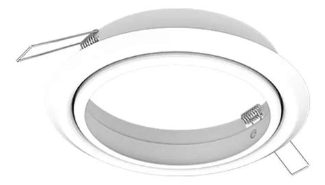 Spot Embutir Ar111 Blanco Movil Circular Led Con Zocalo