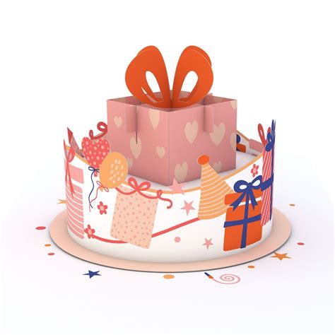 Happy Birthday Gift Cake: Paperpop® Card – Lovepop