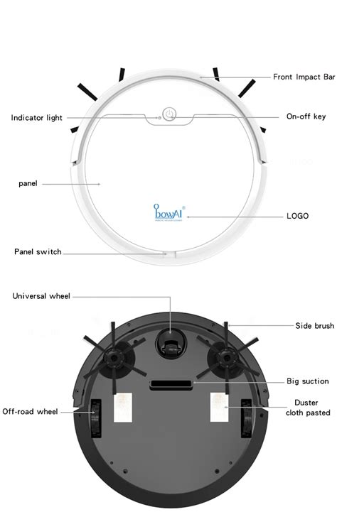 Robot De Balayage Bowai Ob S Chargement Automatique Blanc Aspirateur