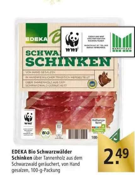 Edeka Bio Schwarzwälder Schinken Angebot bei Marktkauf 1Prospekte de