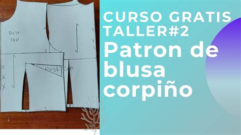 Como hacer patron de blusa corpiño paso a paso YouTube