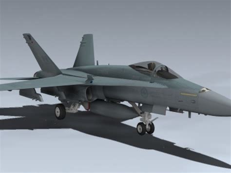 CF-18 Hornet 3d Model by Mesh Factory