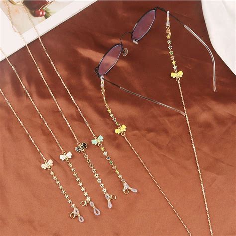 Buy Metal Necklace Neck Strap Sunglasses Rope Mask Holder Glasses Chains Mask Chains Eyeglasses