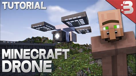 Minecraft How To Build A Drone In Minecraft Tutorial Youtube