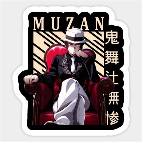 Muzan Kibutsuji Demon Slayer Sticker Anime Stickers Anime