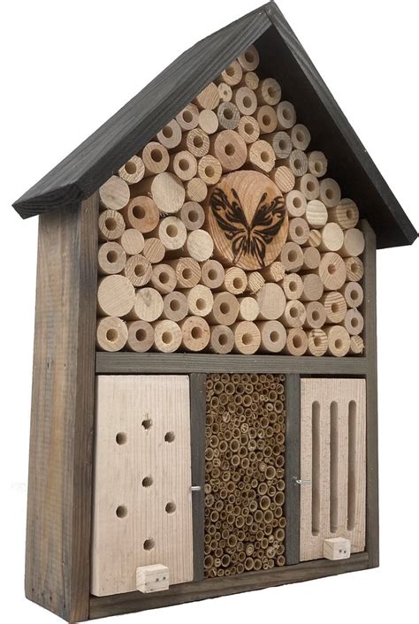 GARDEN SPIRIT Bijenhotel 9 X 29 X 40 Cm Insectenhotel Vlinderhotel Bol