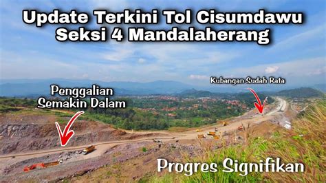 Update Tol Cisumdawu Seksi 4 Mandalaherang Progres Penggalian Batu Nya