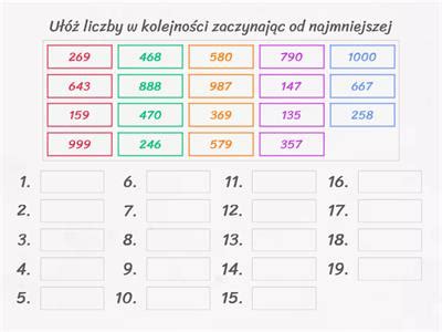 Dodawanie Liczb trzycyfrowych Materiały dydaktyczne