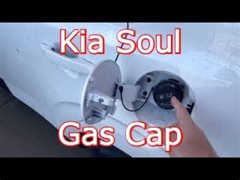 Kia Soul How To Open Gas Cap Fuel Door Youtube