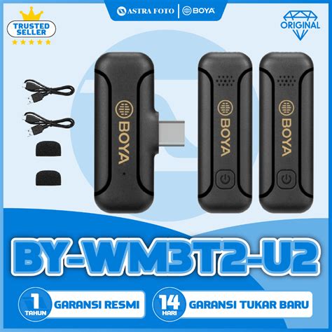 Jual BOYA Mic Wireless BY-WM3T2-U2 BY-WM3T2-U1 Type C Microphone ...