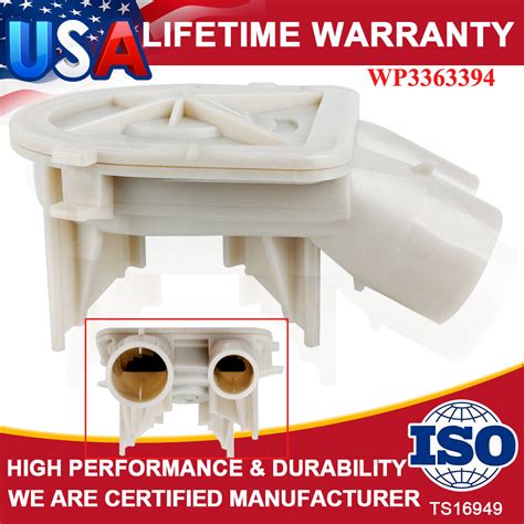 For Whirlpool Kenmore Washer Water Drain Pump Fits