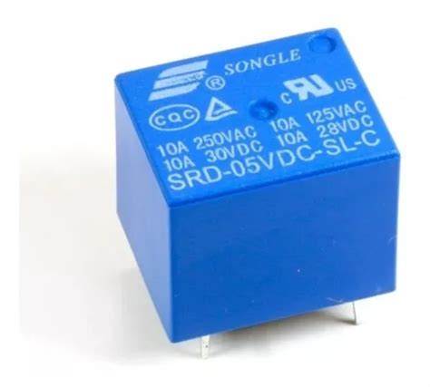 Relevador Relay Rele De 5v 10a Songle 5 Pines 5pzs Mv En Venta En