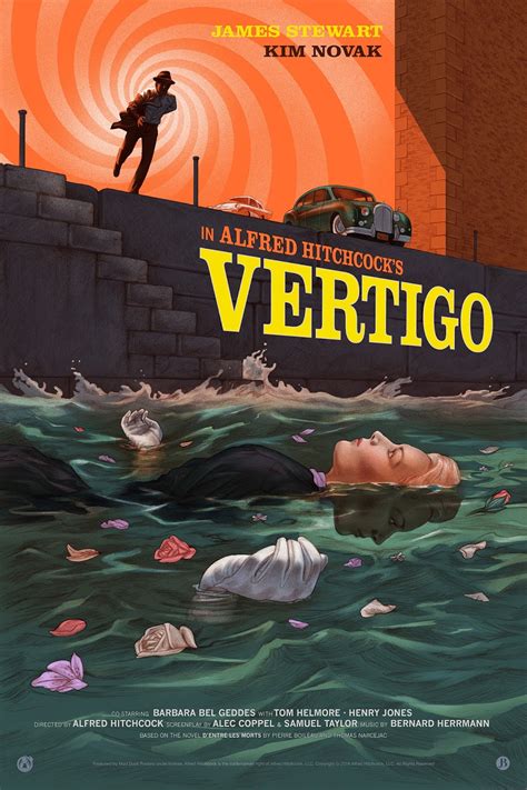 INSIDE THE ROCK POSTER FRAME BLOG: Jonathan Burton Vertigo Movie Poster Release