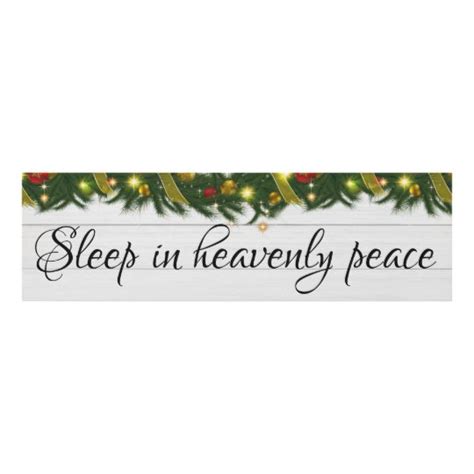 Sleep in heavenly peace sign | Zazzle.com