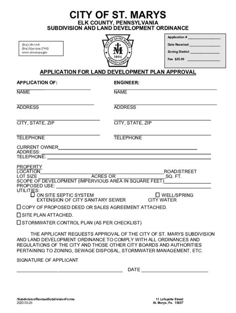 Fillable Online Land Development Form Fax Email Print Pdffiller