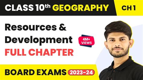 Resources And Development Full Chapter Class 10 Geography Cbse Chapter 1 Cbse Youtube