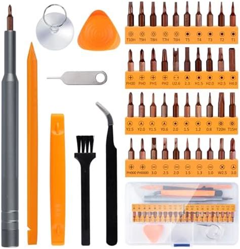 Preciva 48pcs Kit Tournevis Kit Tournevis de Précision Torx avec 40pcs