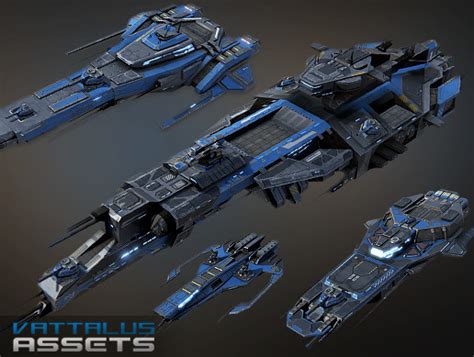 Spaceship Collection 3d Space Unity Asset Store