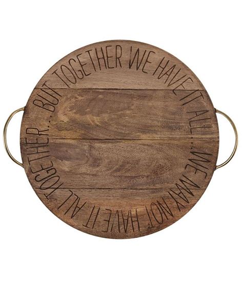 Mud Pie Together Sentiment Lazy Susan Dillards Lazy Susan Wood