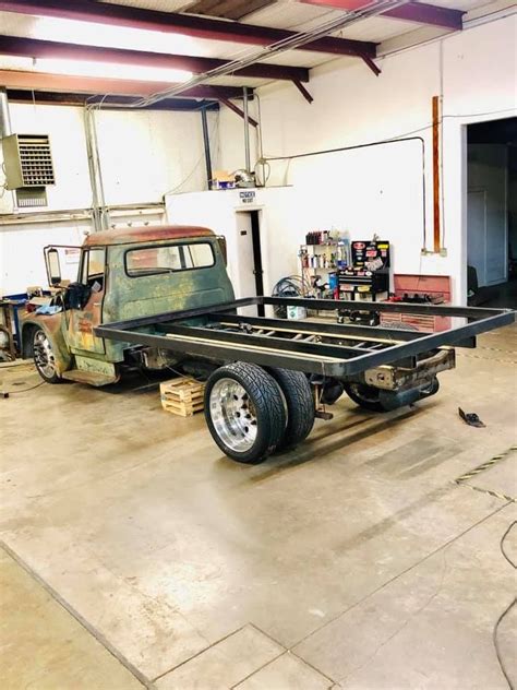 74 Loadstar Cab On 08 Chevy Chassis Truck Flatbeds Rat Rods Truck Big