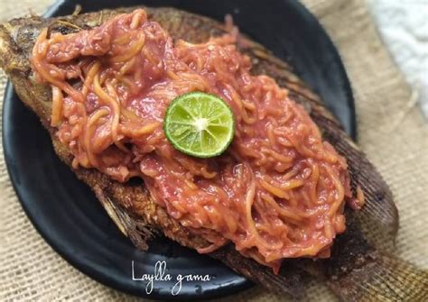 Resep Ikan Nila Goreng Sambal Mangga Oleh Laylla Gama Cookpad