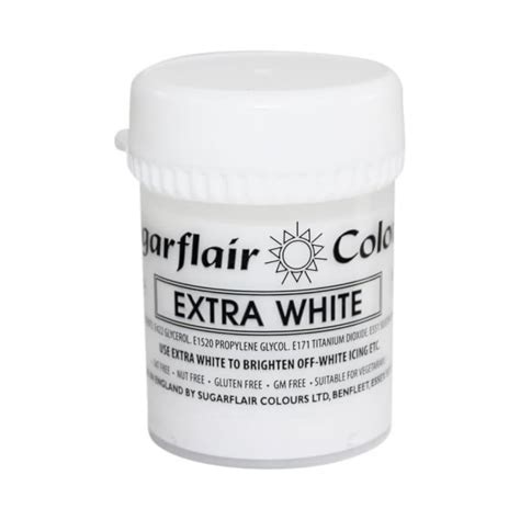 Sugarflair White Extra Max Concentrated Paste Colouring 42g Edible