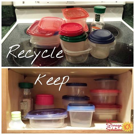 Declutter Food Storage Containers {15 Minute Mission}