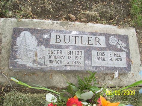 Oscar Bitton Butler Find A Grave Memorial