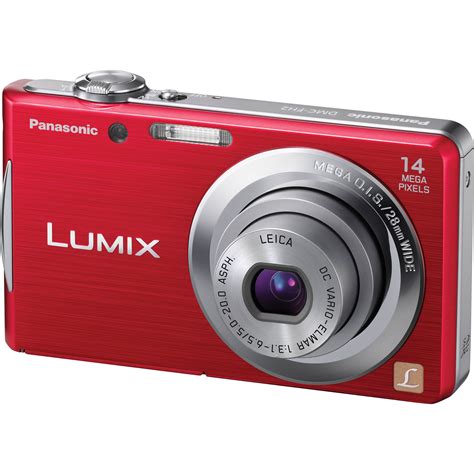 Panasonic Lumix Dmc Fh2 Digital Camera Red Dmc Fh2r Bandh Photo