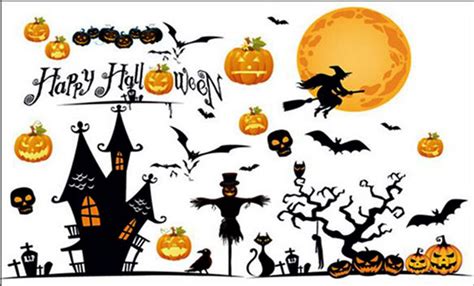 Decal trang trí halloween