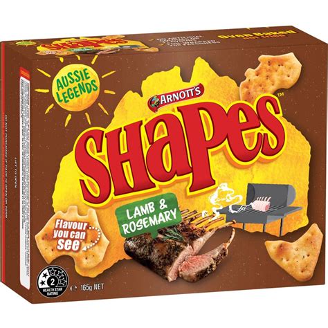 Arnott's Shapes Lamb & Rosemary 165g | Woolworths