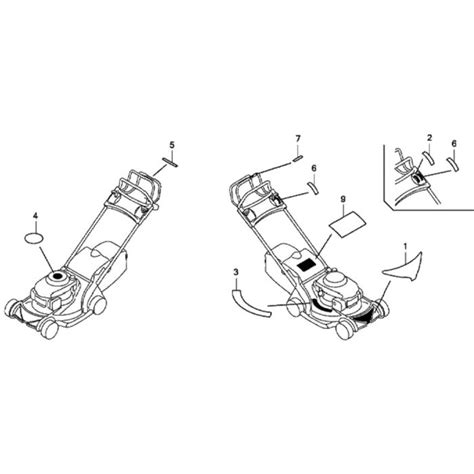 Label For Honda HRX476C QXE Lawn Mower L S Engineers