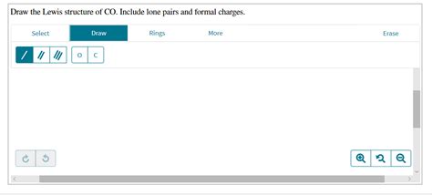 Solved Draw The Lewis Structure Of Co Include Lone Pairs