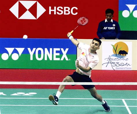 New Delhi Indian Badminton Player Lakshay Sen At The India Open