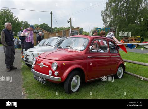 1960s Fiat 500 Cinquecentos At The French And Italian Motoring Festival