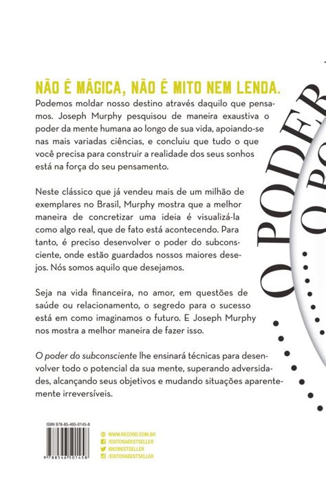 O Poder Do Subconsciente Grupo Editorial Record