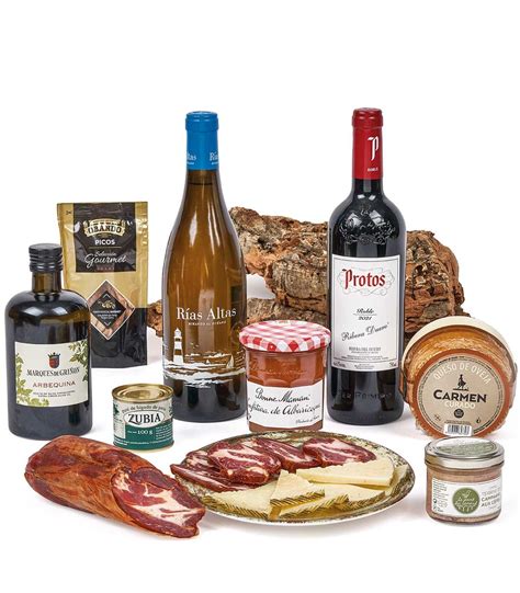 Cesta Gourmet Para Empresas Con Productos Calidad Vino Y Queso