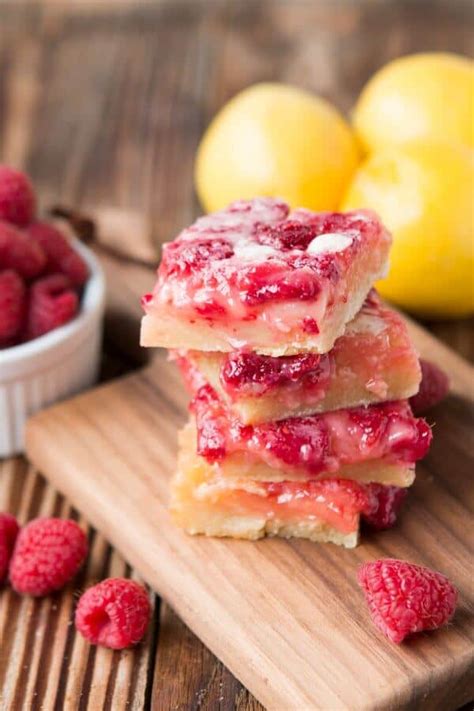 Lemon Raspberry Bars Deans Farm Market