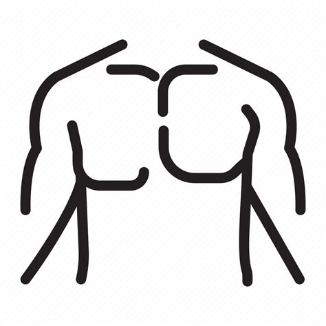 Chest, pecs, healthcare, medical, male, man icon - Download on Iconfinder