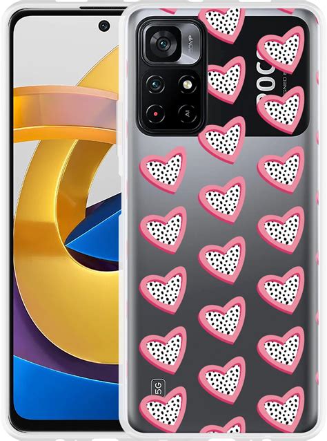 Poco M Pro G Hoesje Hartjes Met Stippen Designed By Cazy Bol