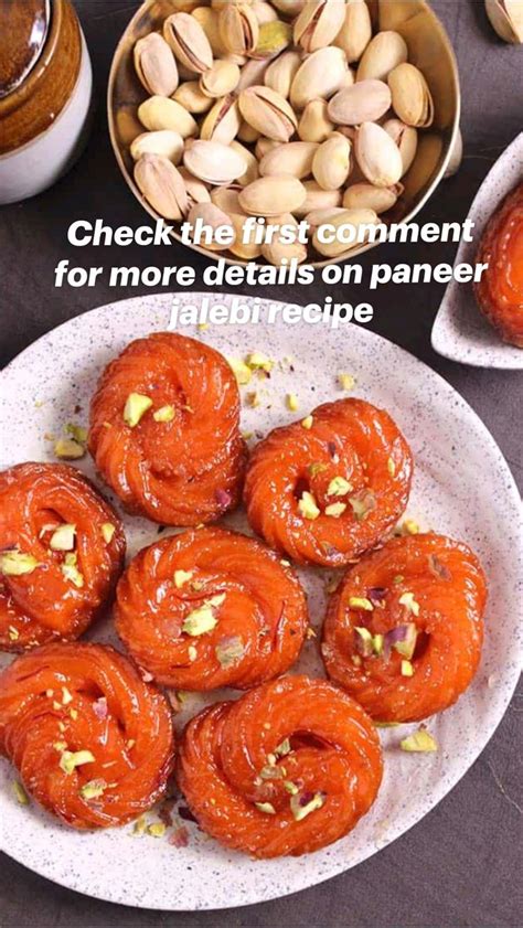 Instant Jalebi Or Paneer Jalebi Diwali Sweets Recipes Diwali Food