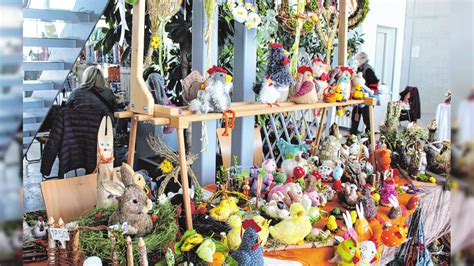 Traditionell Lockt Der Blaufeldener Ostermarkt Am M Rz Besucher An