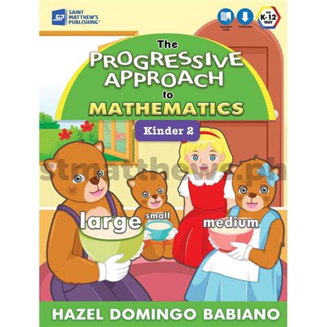 The Progressive Approach To Mathematics Kinder 2 St Matthews