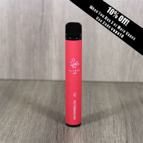 Elf Bar 600 Disposable Vape Bar Watermelon