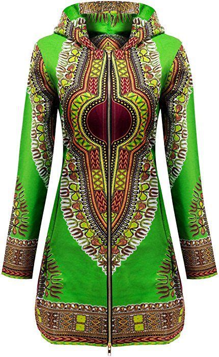 Shenbolen Women African Fashion Clothes Long Sleeve Coat Ankara Print