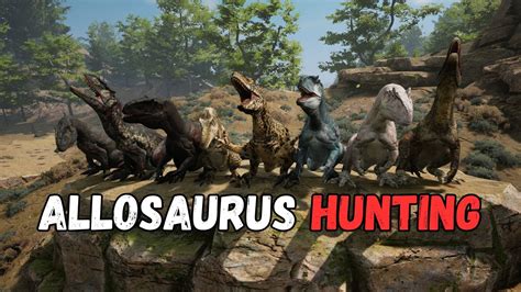 Path Of Titans Allosaurus Hunting PVP YouTube