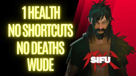 SIFU THE SQUATS 1 HP NO DAMAGE On MASTER DIFFICULTY NO SHORTCUTS