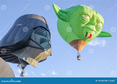 Yoda And Darth Vadr Hot Air Balloons At Albuquerque International Balloon Fiesta Editorial Stock